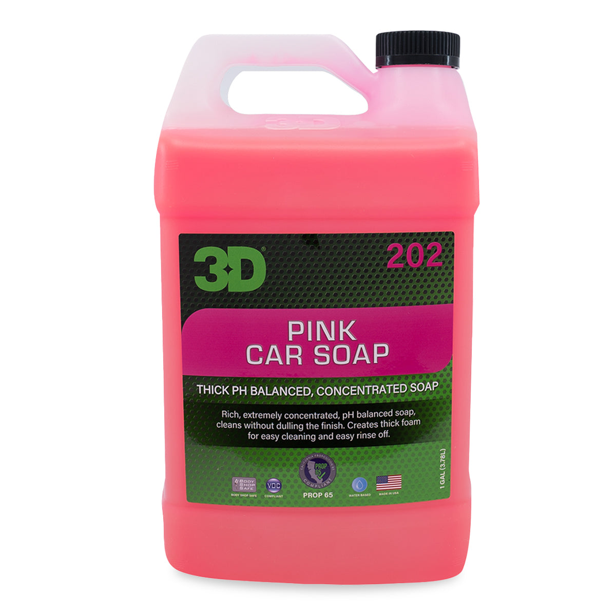 Pink Foam Car Wash Soap