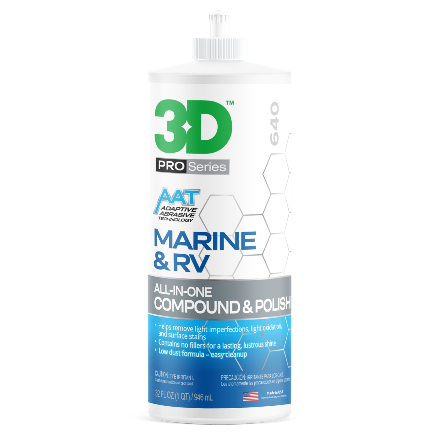 3D Marine & RV All-In-One Compound & Polish