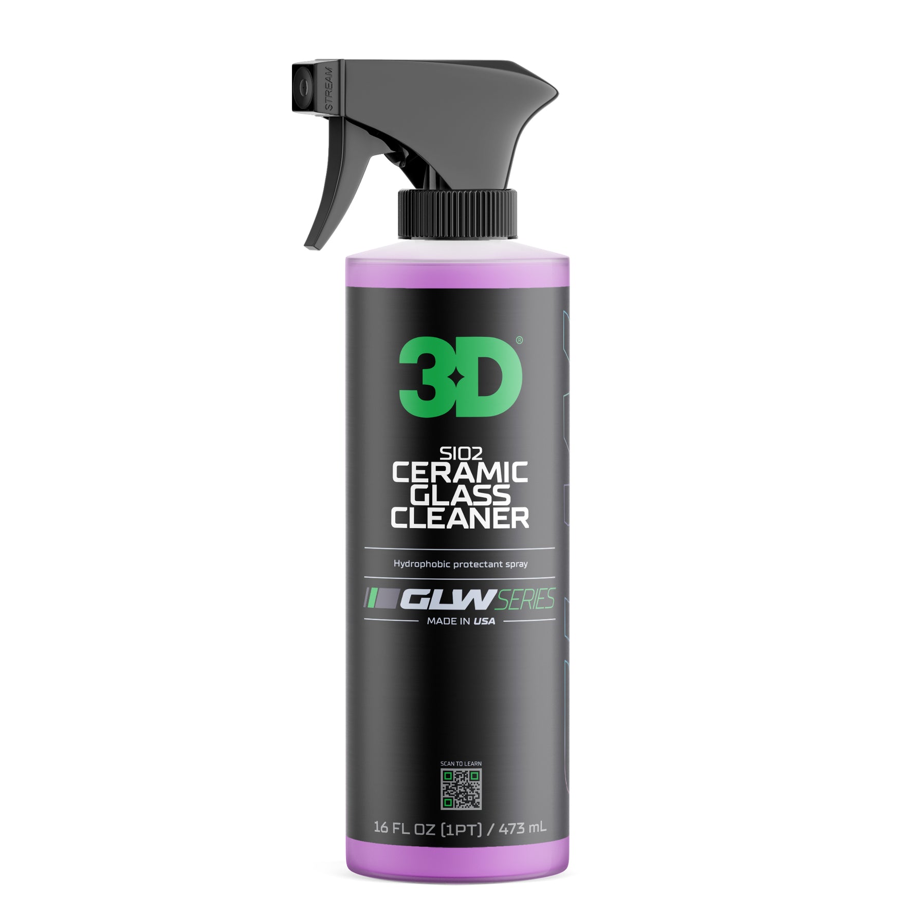 3D GLW Series Ceramic Glass Cleaner - 3dcarcare.co.uk