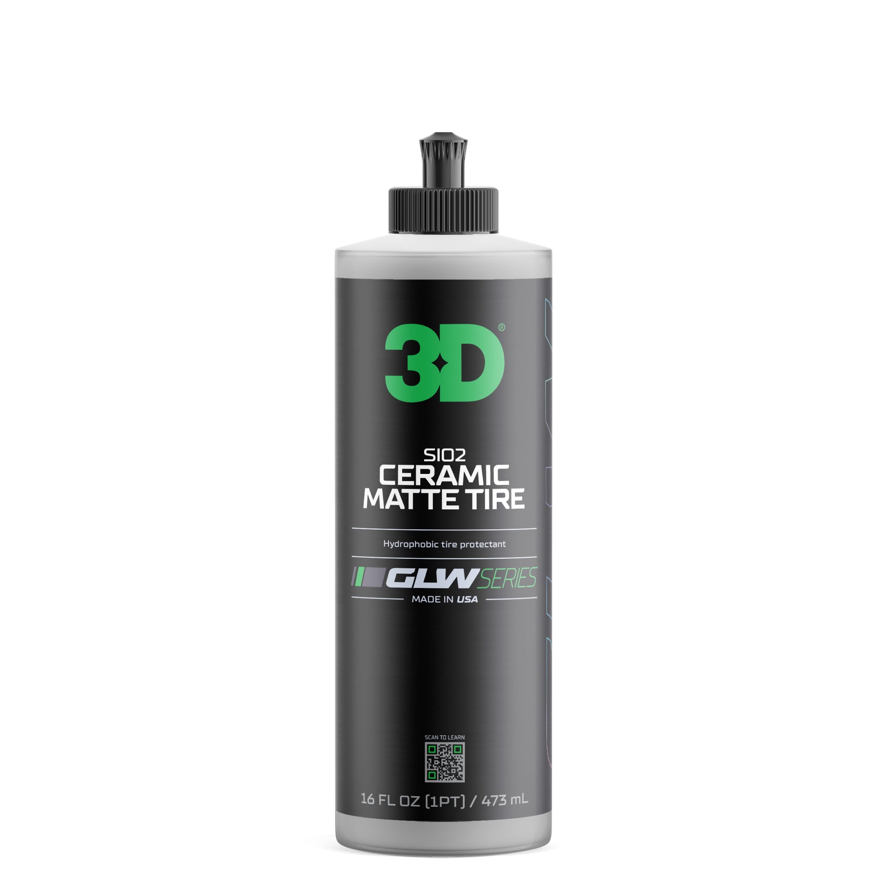 3D GLW Series Ceramic Matte Tyre - 3dcarcare.co.uk