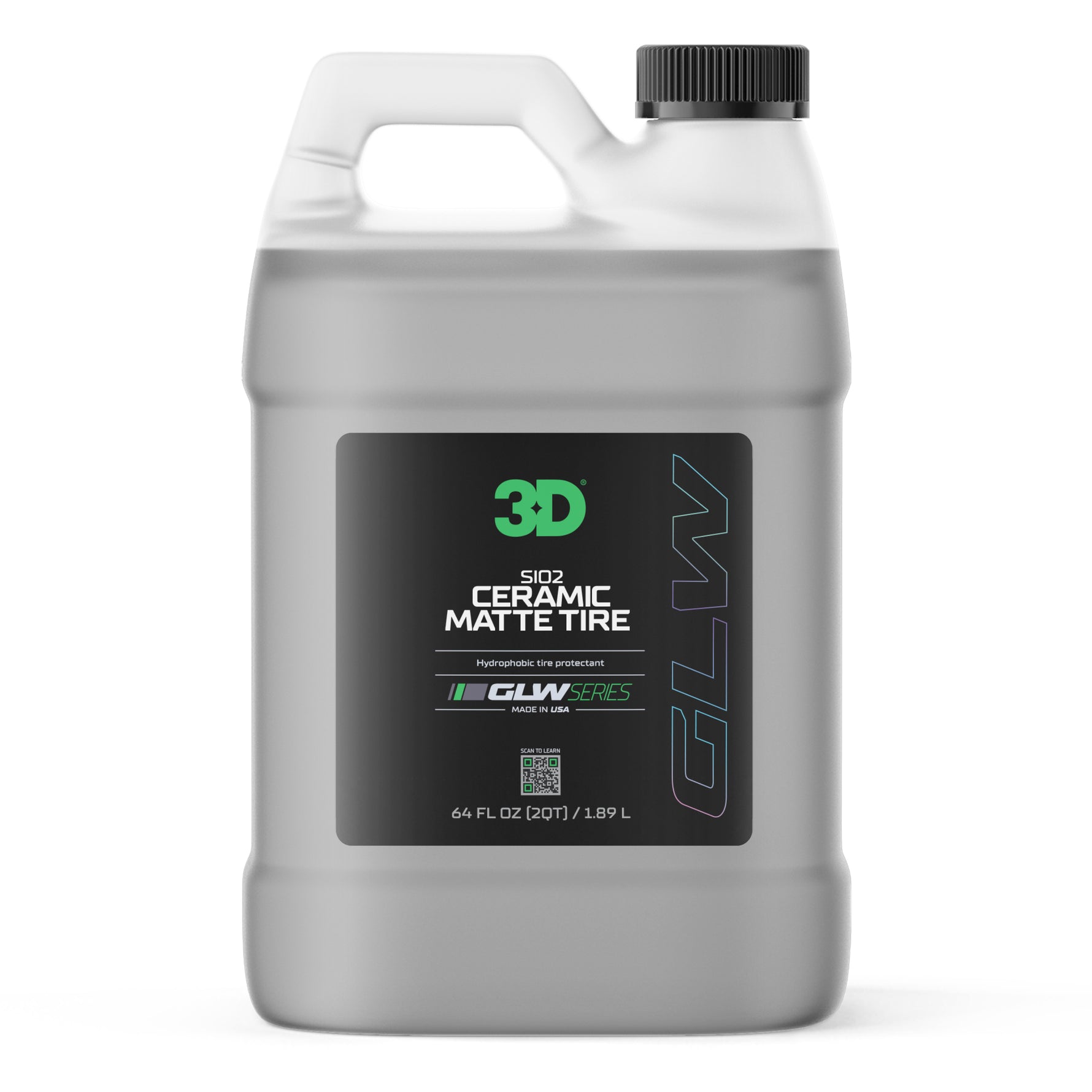 3D GLW Series Ceramic Matte Tyre - 3dcarcare.co.uk