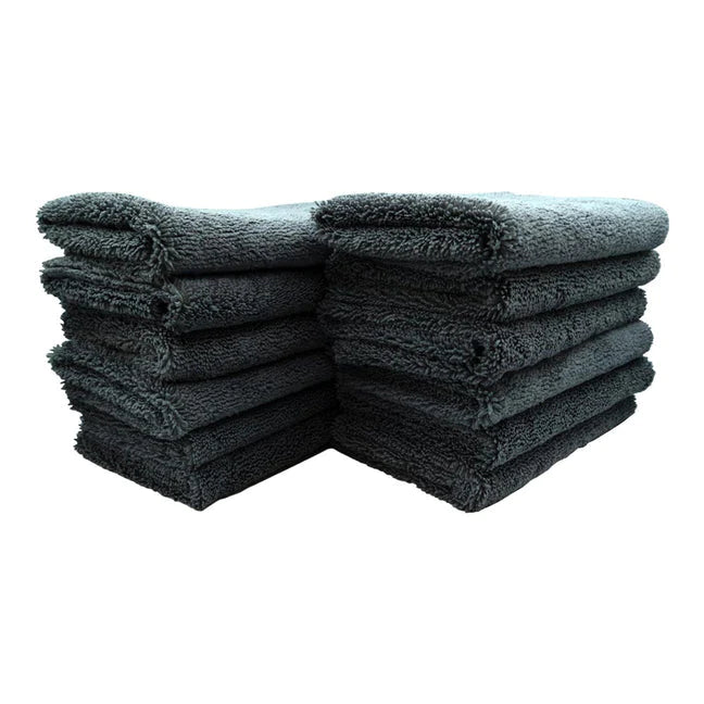 Grey Microfibre Towel 400 GSM - 12 Pack