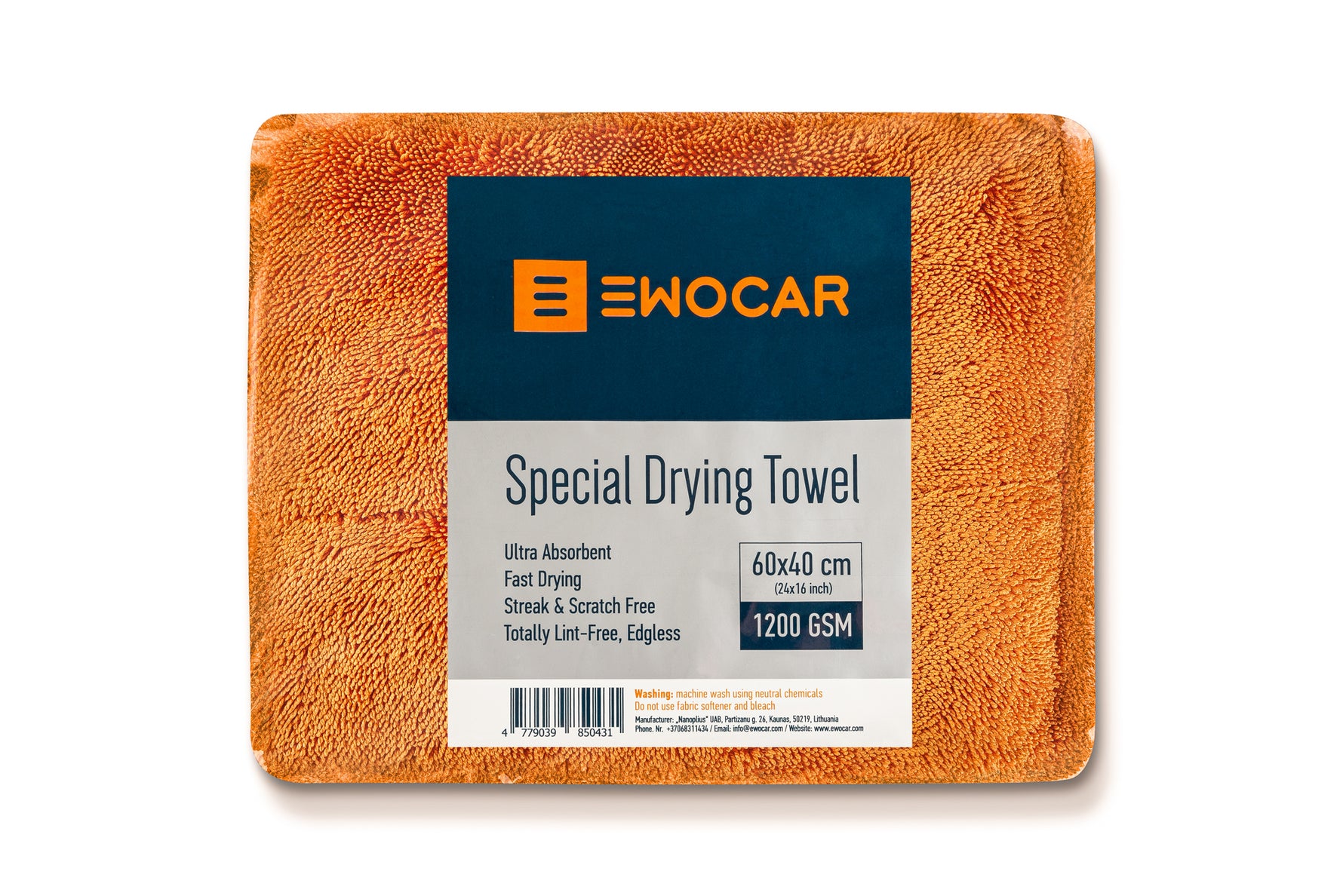 Ewocar 1200GSM Drying Towel - 3dcarcare.co.uk