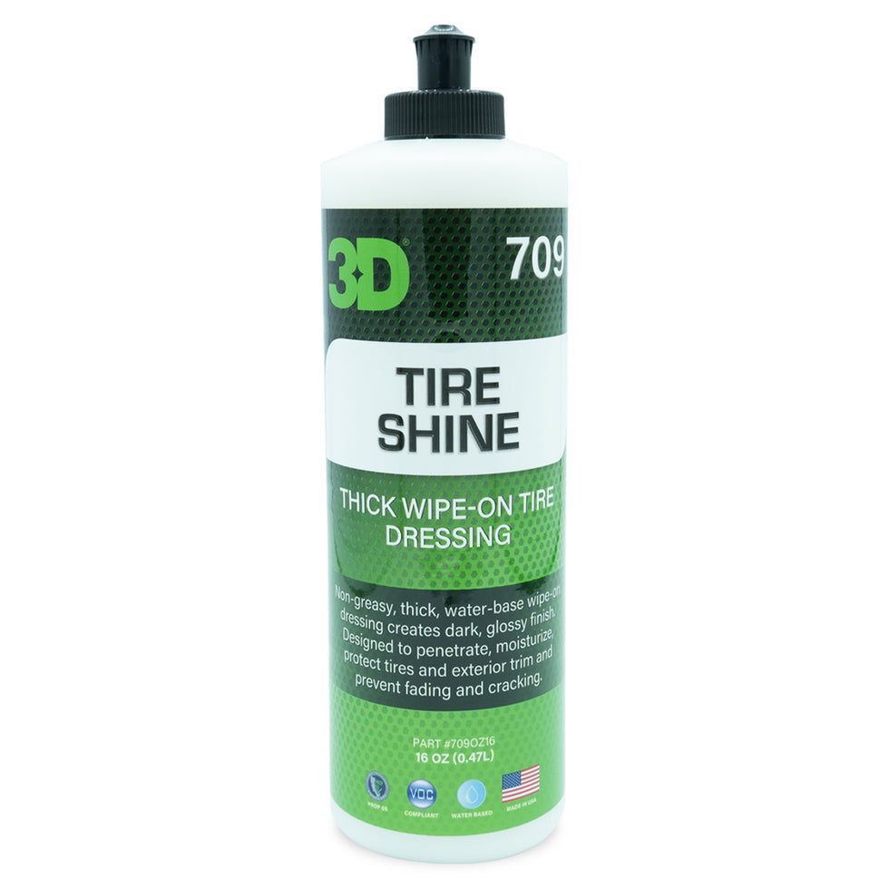 Tyre Shine - Tyre & Exterior Trim Protect - 3D Products UK Ltd